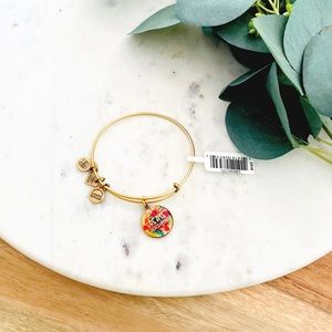 Alex and Ani Peace Of Mind Charm Bangle Rafaelian Gold